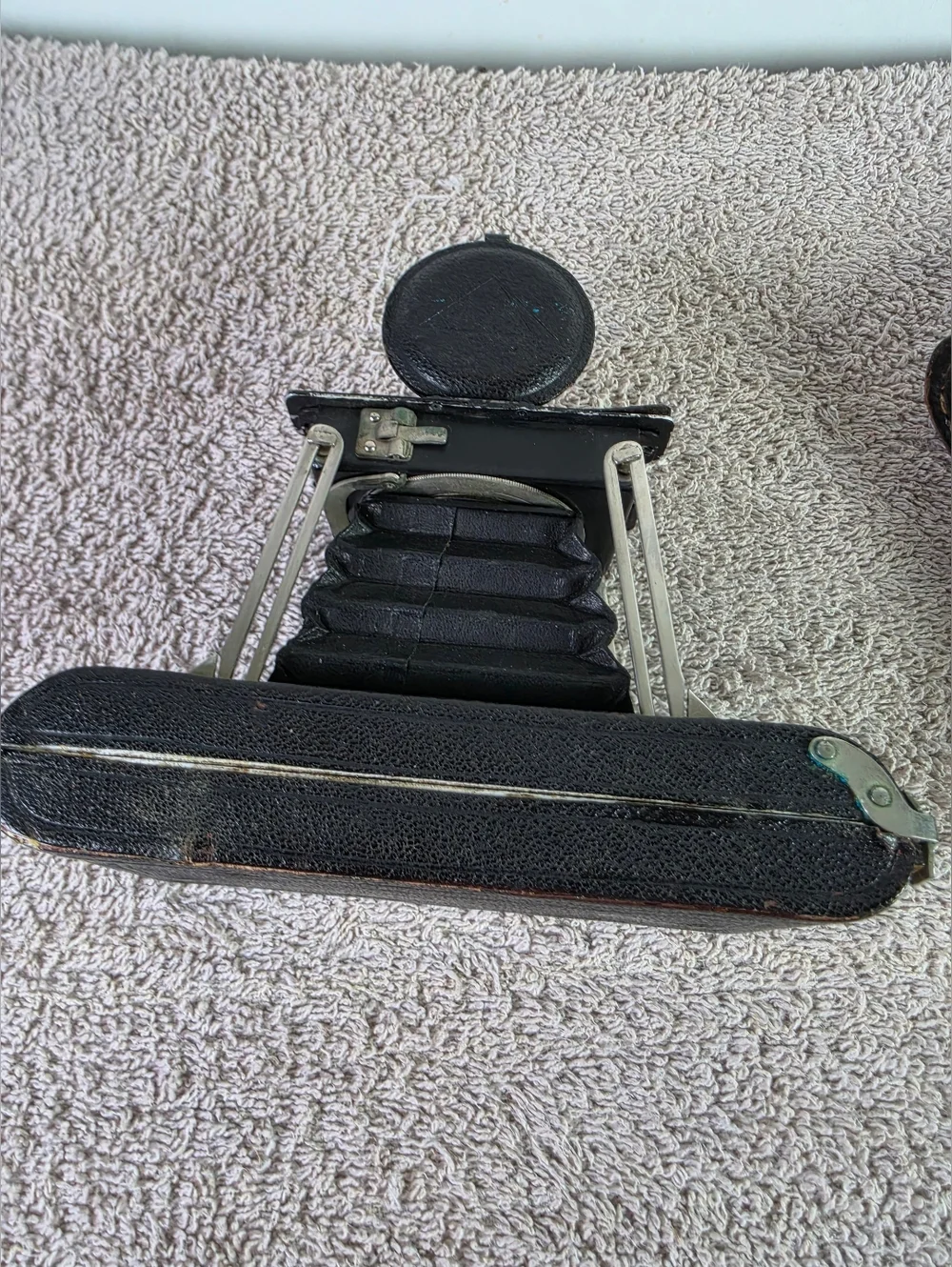 Vintage Ansco V.P. No. 2 Folding Camera in Black - Classic Film Camera